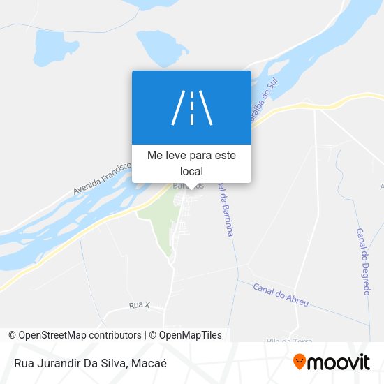 Rua Jurandir Da Silva mapa