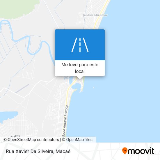 Rua Xavier Da Silveira mapa