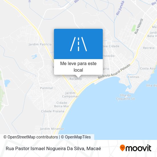 Rua Pastor Ismael Nogueira Da Silva mapa