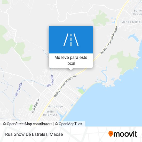 Rua Show De Estrelas mapa