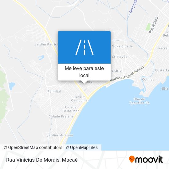 Rua Vinícius De Morais mapa