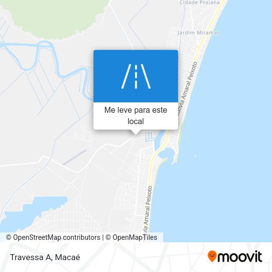 Travessa A mapa