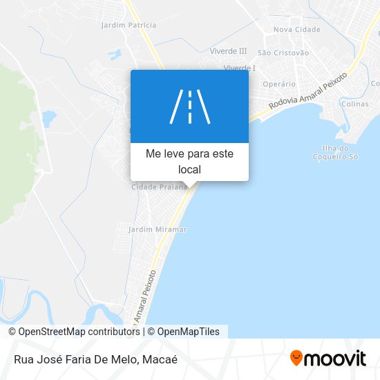 Rua José Faria De Melo mapa