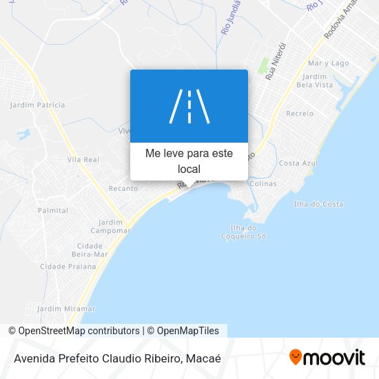 Avenida Prefeito Claudio Ribeiro mapa