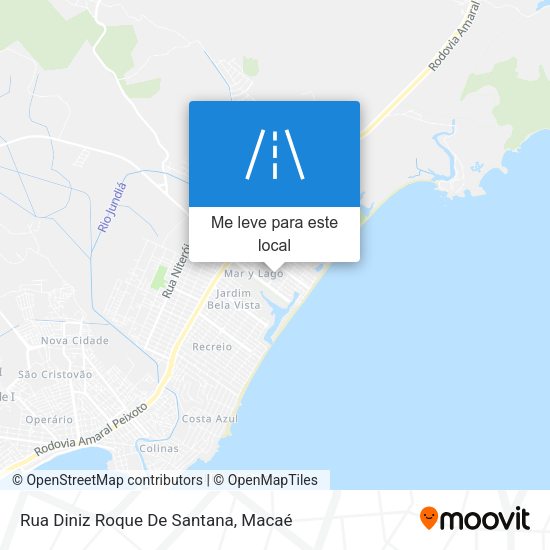 Rua Diniz Roque De Santana mapa