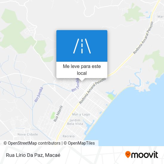 Rua Lírio Da Paz mapa
