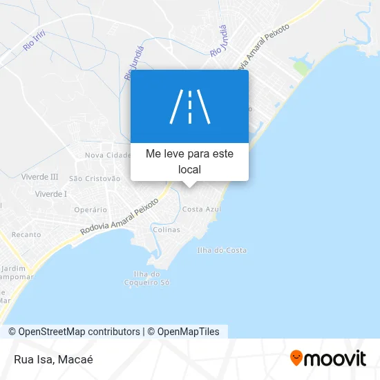 Rua Isa mapa