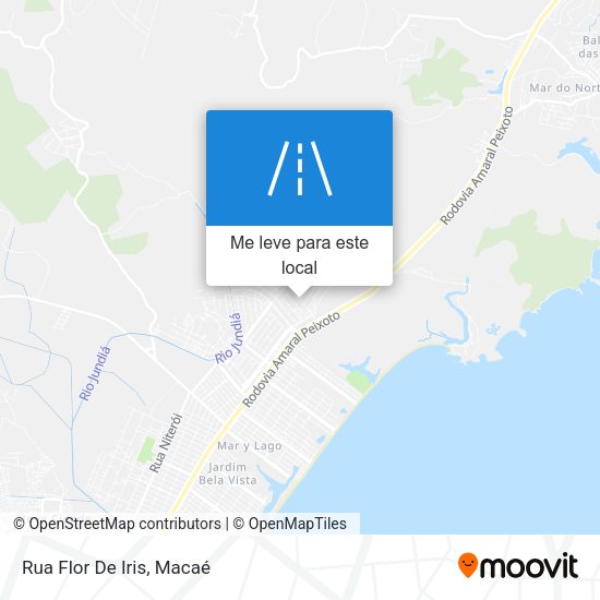 Rua Flor De Iris mapa