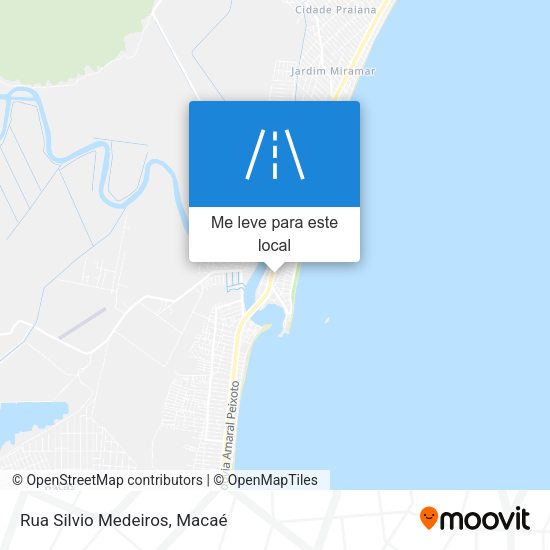 Rua Silvio Medeiros mapa
