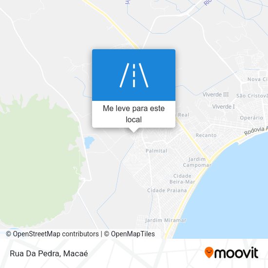 Rua Da Pedra mapa