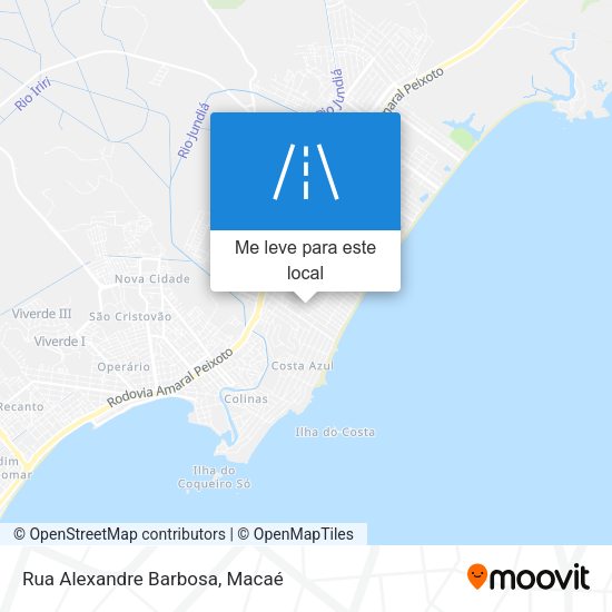 Rua Alexandre Barbosa mapa