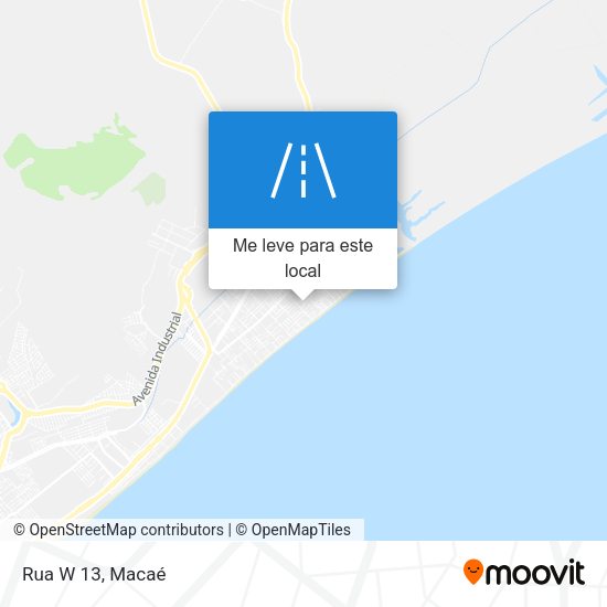 Rua W 13 mapa