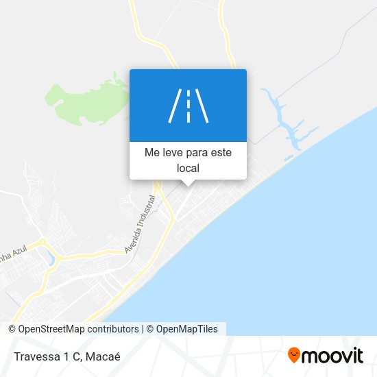 Travessa 1 C mapa