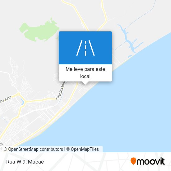 Rua W 9 mapa