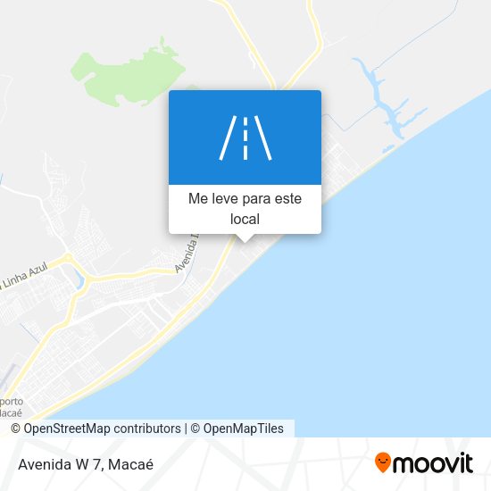 Avenida W 7 mapa
