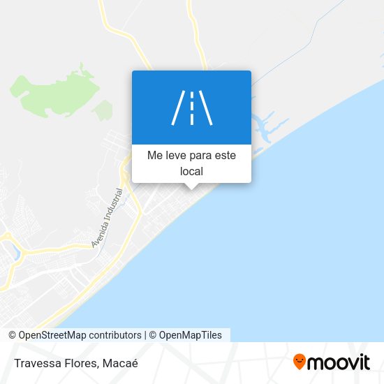 Travessa Flores mapa