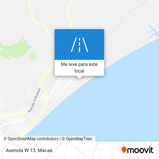 Avenida W 13 mapa