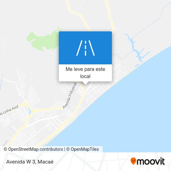Avenida W 3 mapa