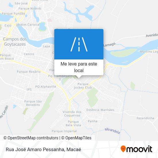 Rua José Amaro Pessanha mapa