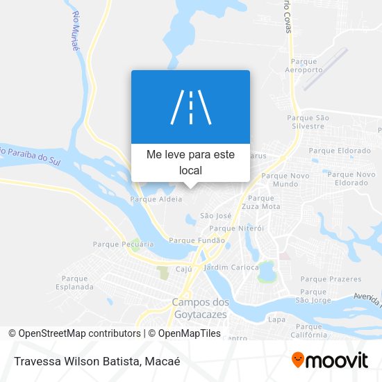 Travessa Wilson Batista mapa