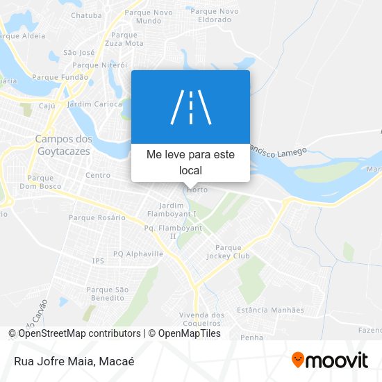 Rua Jofre Maia mapa