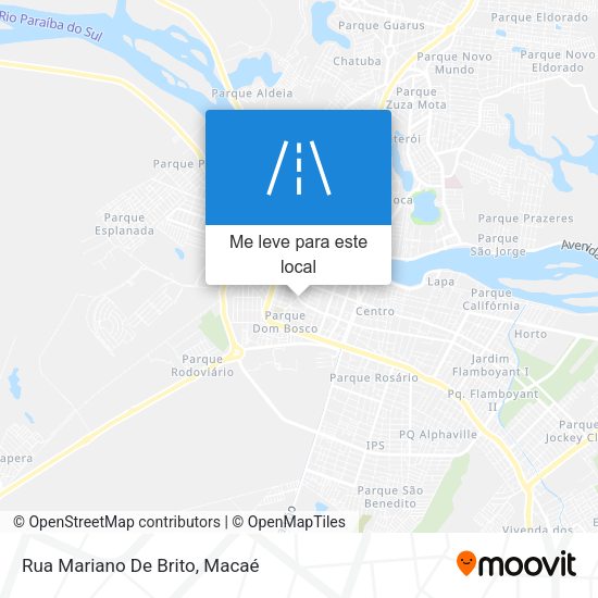 Rua Mariano De Brito mapa