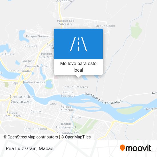 Rua Luiz Grain mapa
