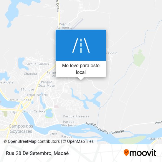 Rua 28 De Setembro mapa