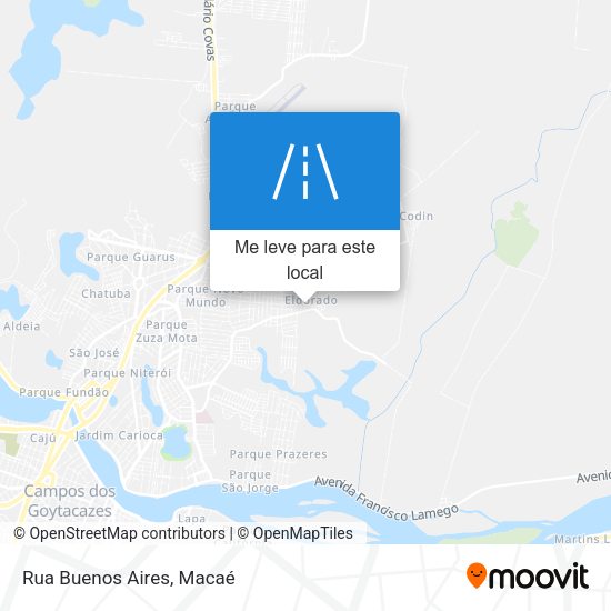 Rua Buenos Aires mapa