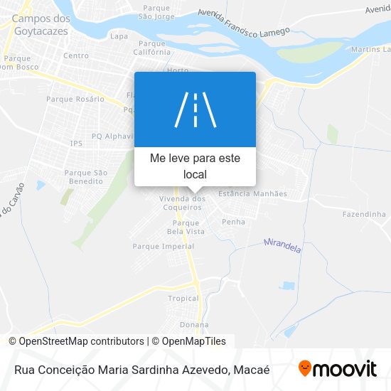 Rua Conceição Maria Sardinha Azevedo mapa