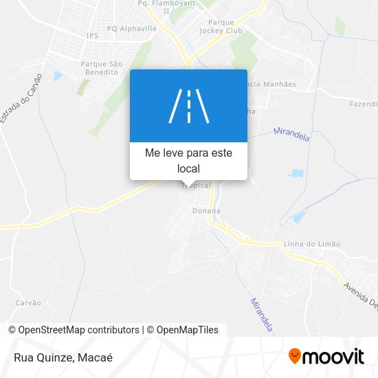 Rua Quinze mapa