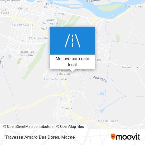 Travessa Amaro Das Dores mapa