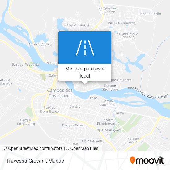 Travessa Giovani mapa