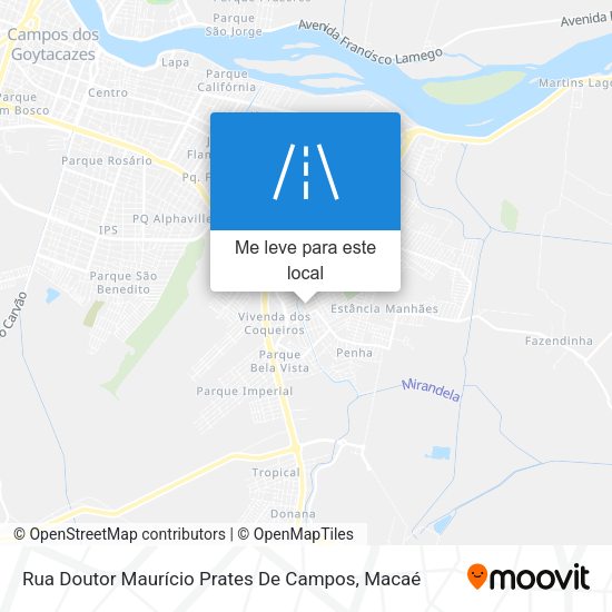 Rua Doutor Maurício Prates De Campos mapa