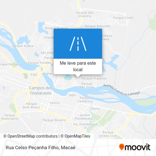 Rua Celso Peçanha Filho mapa