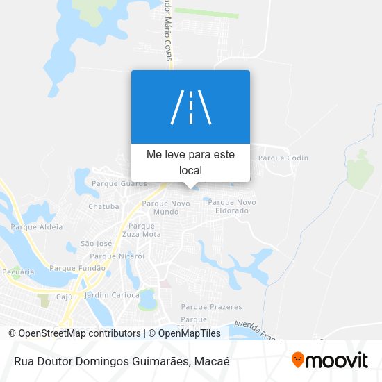 Rua Doutor Domingos Guimarães mapa