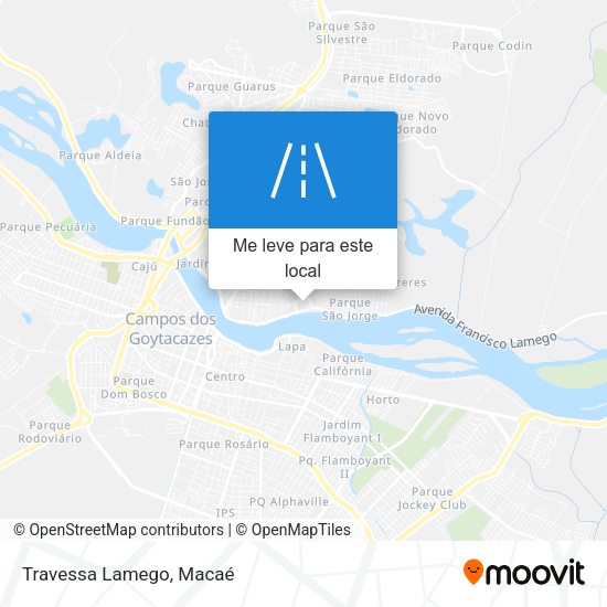 Travessa Lamego mapa