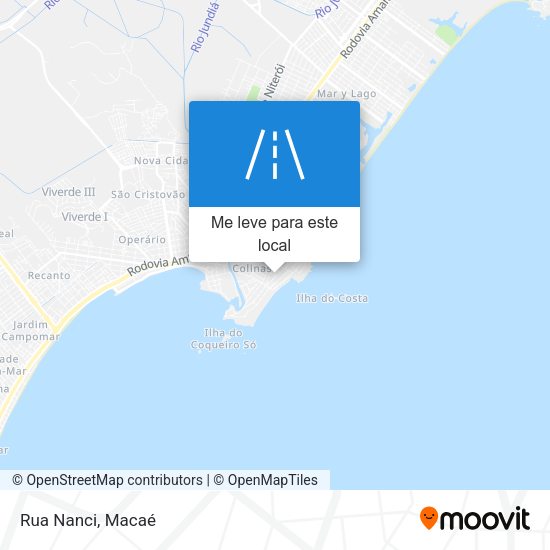 Rua Nanci mapa