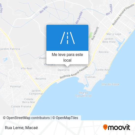 Rua Leme mapa