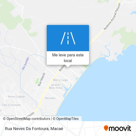 Rua Neves Da Fontoura mapa
