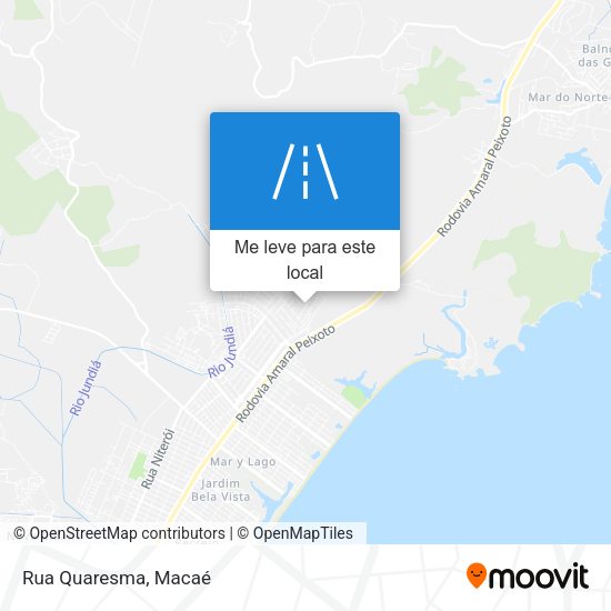 Rua Quaresma mapa