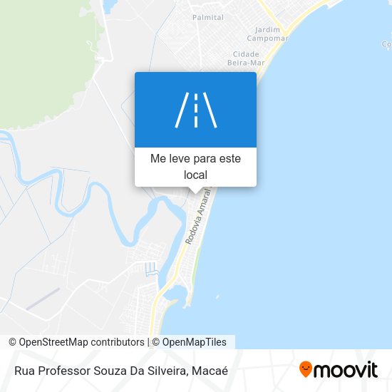 Rua Professor Souza Da Silveira mapa