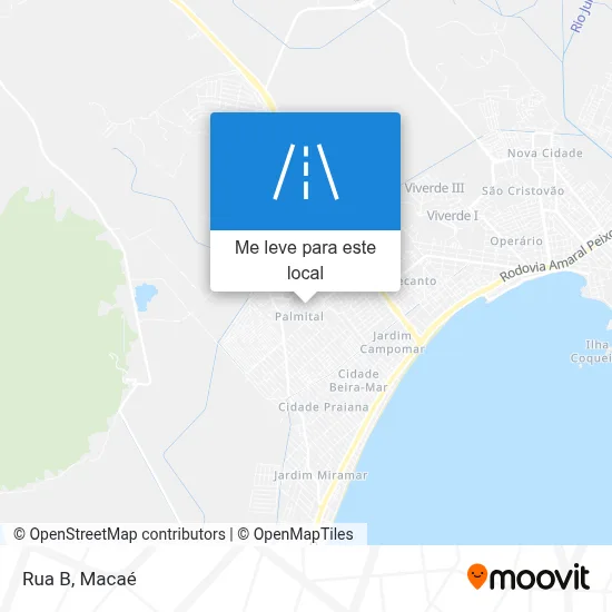 Rua B mapa