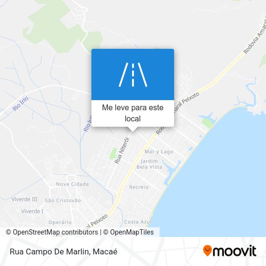 Rua Campo De Marlin mapa