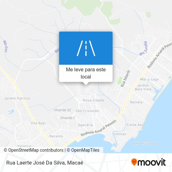 Rua Laerte José Da Silva mapa