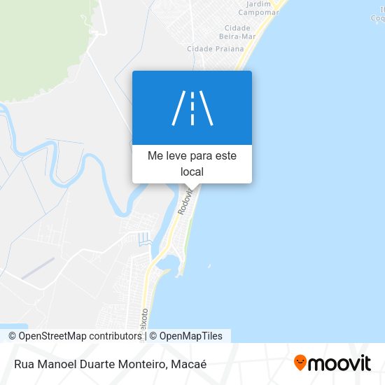 Rua Manoel Duarte Monteiro mapa