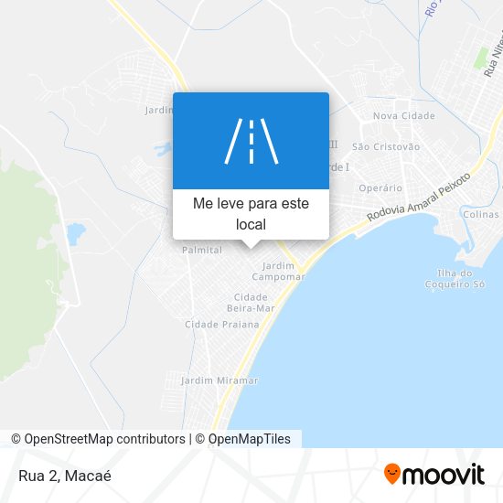 Rua 2 mapa