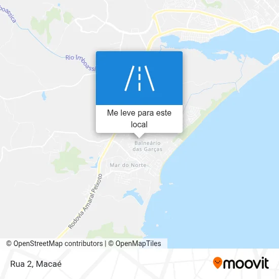 Rua 2 mapa