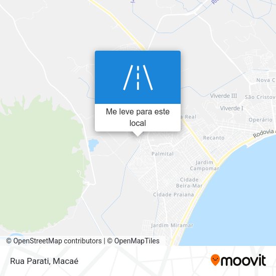 Rua Parati mapa