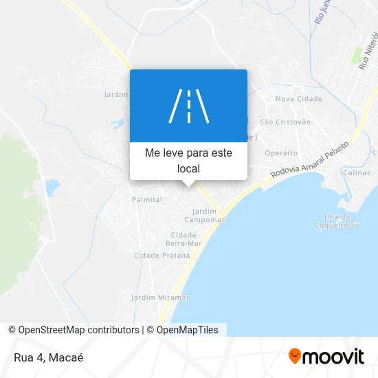 Rua 4 mapa